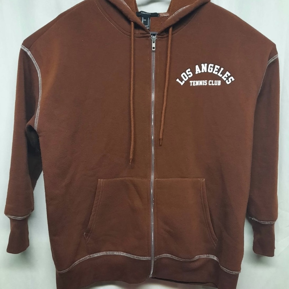 Forever 21 Chocolate Brown Hoodie